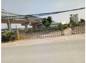 寧波興光燃氣集團加氣站伸縮門